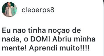Depoimento de aluno