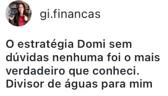 Depoimento de aluno