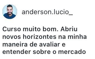 Depoimento de aluno