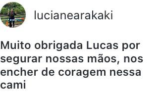 Depoimento de aluno